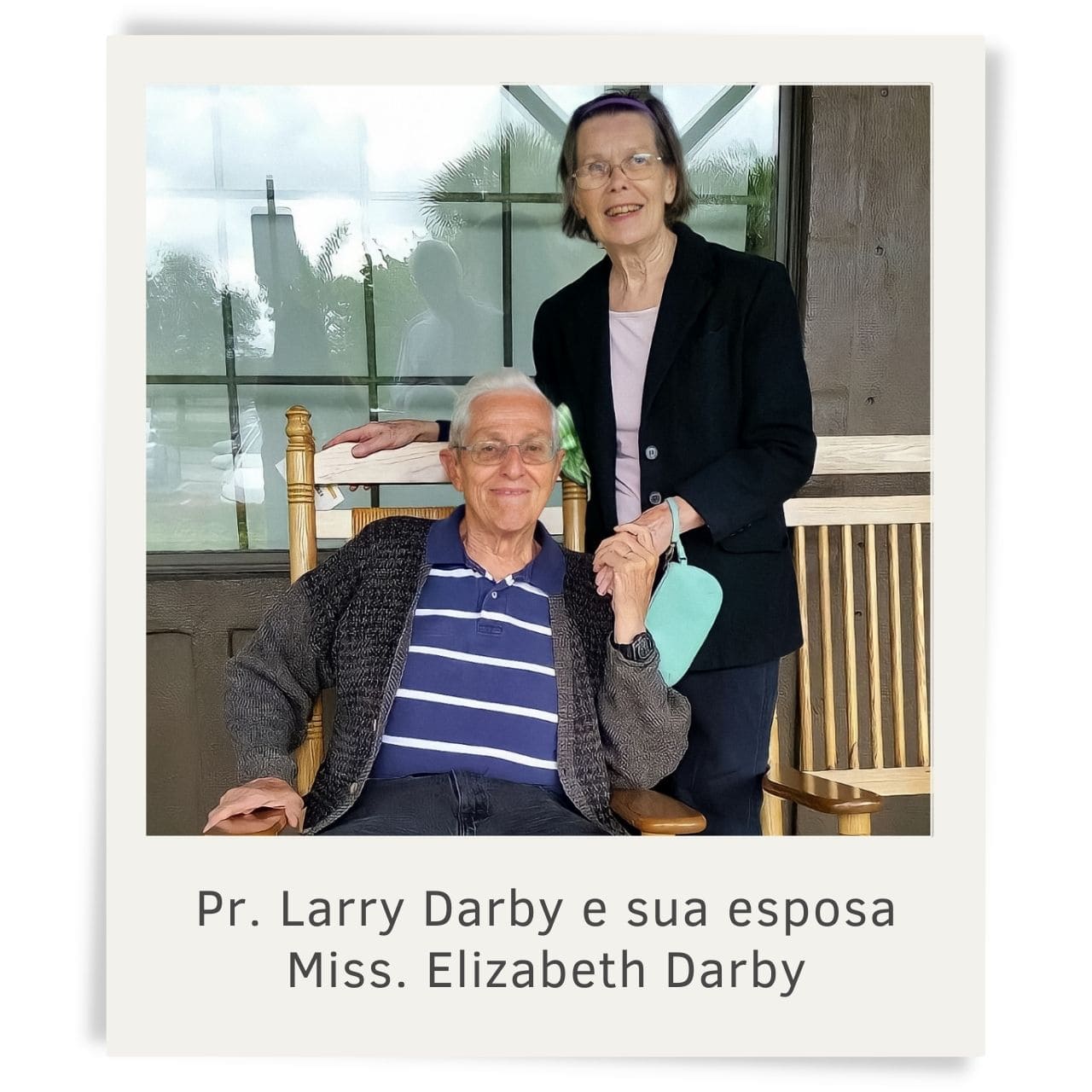 Foto do pastor Larry Darby e de sua esposa Elizabeth Darby